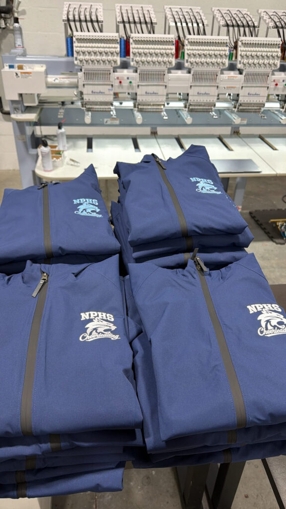 Custom screen printed garments produced in Naples, FL